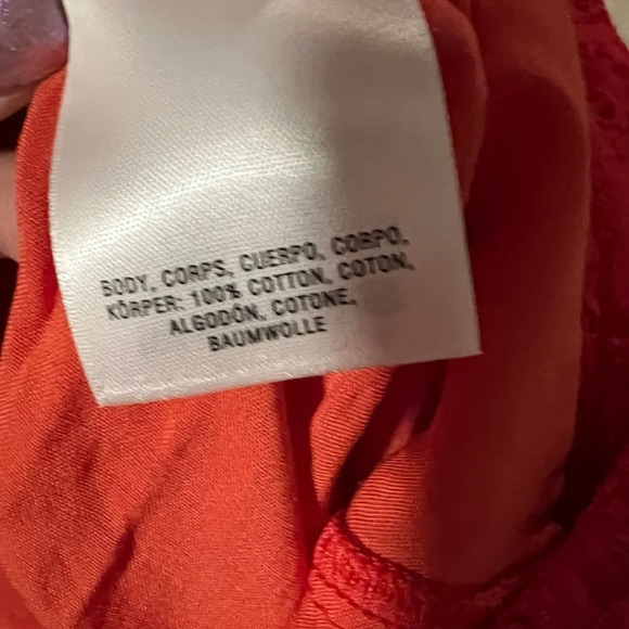 Elevenses Anthropologie Rouge Eyelet Wide-Leg Crop culottes, Women’s Size Small - Picture 10 of 12